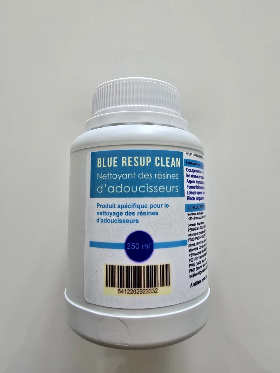 NETTOYANT RESINES D'ADOUCISSEUR D'EAU - BLUE RESUP CLEAN