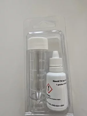 PHOTO - TEST DURETE DE L'EAU - KIT TEST TH 1 FIOLE (2)