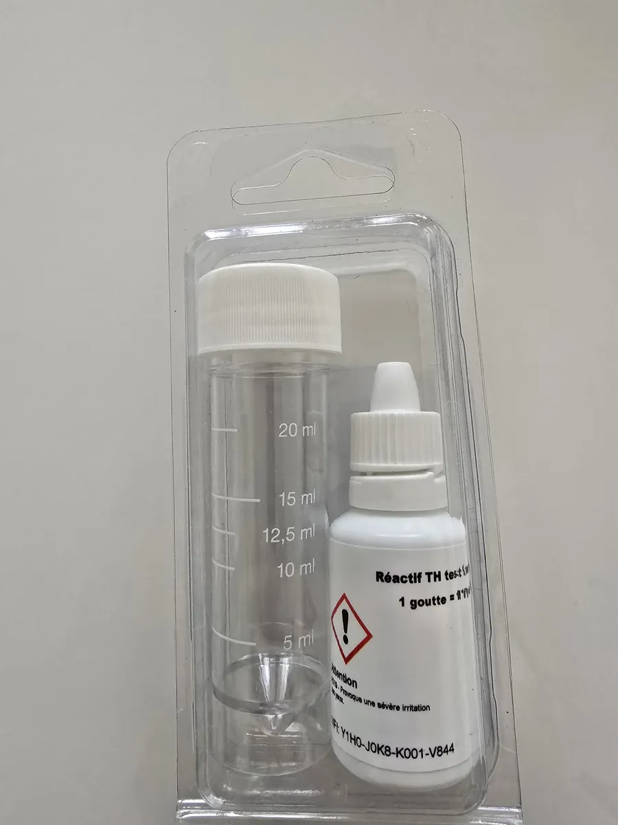 PHOTO - TEST DURETE DE L'EAU - KIT TEST TH 1 FIOLE (2)