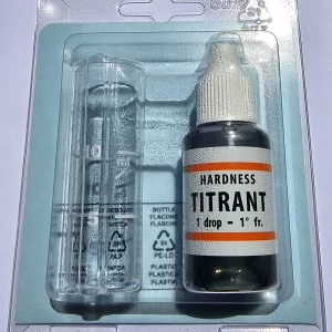 PHOTO - TEST DURETE DE L'EAU - KIT TEST TH 1 FIOLE