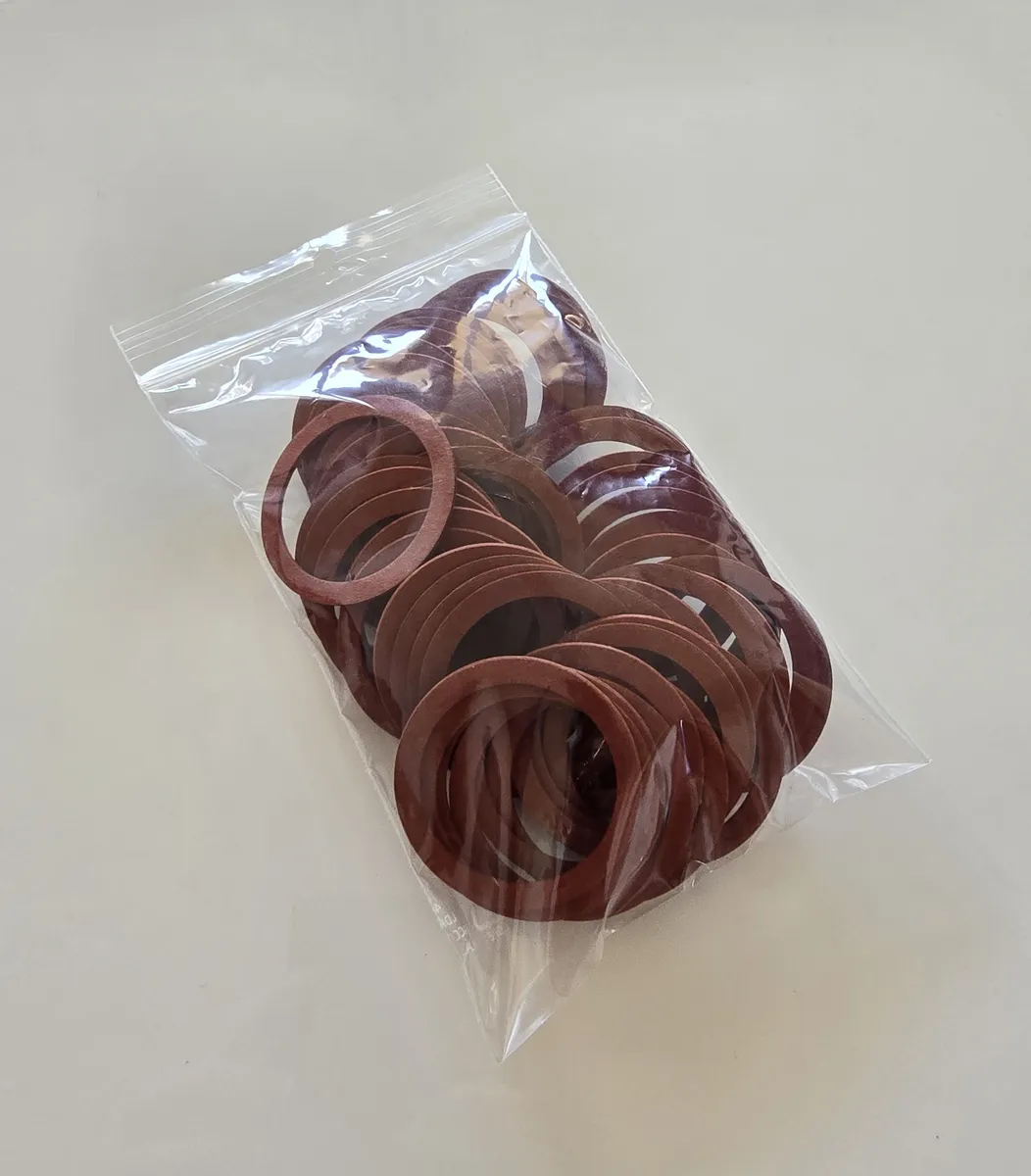 Joint fibre vulcanisée rouge eau chaude / eau froide – Joints d’étanchéité plomberie ACS – Image 8