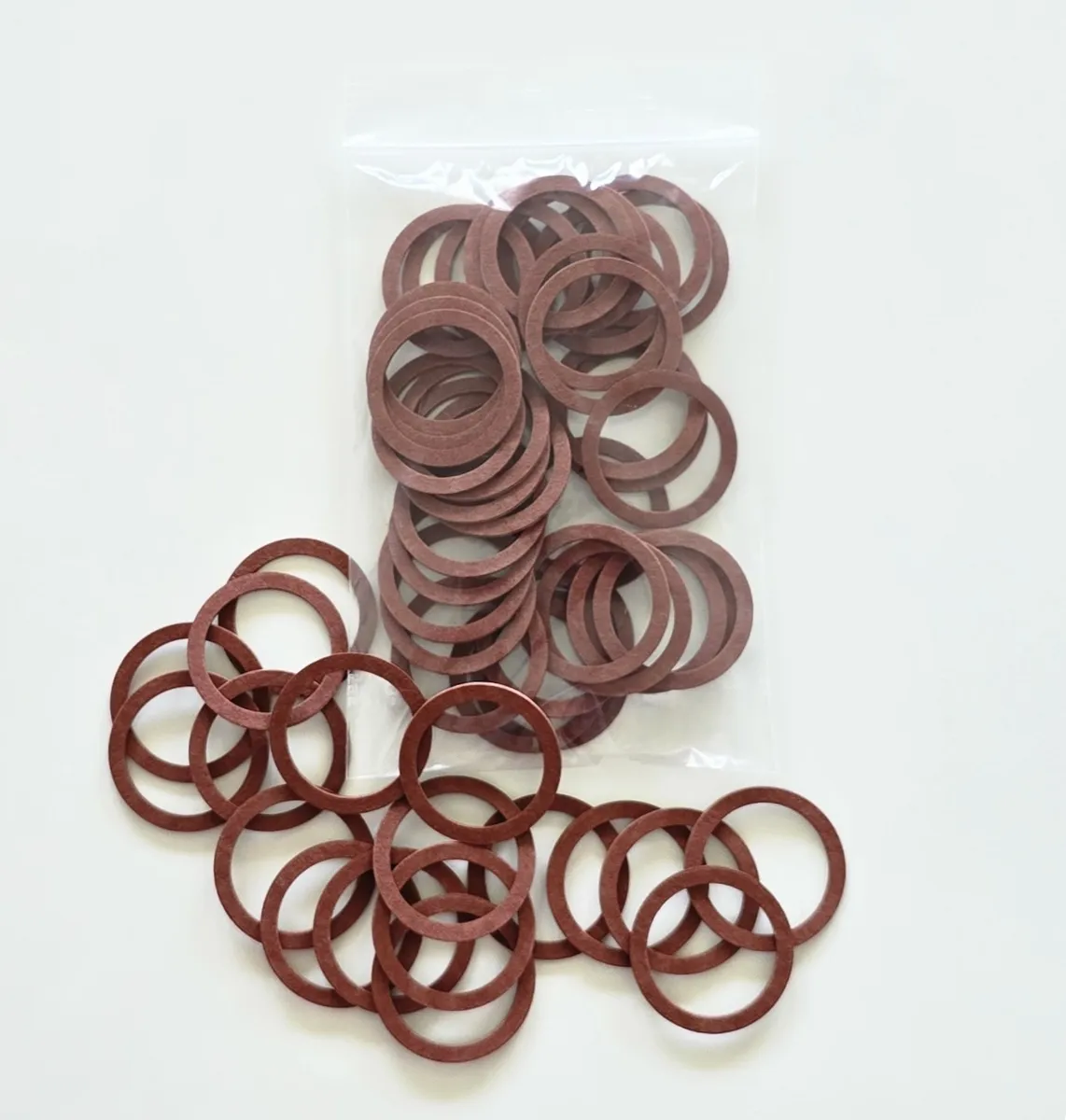 Joint fibre vulcanisée rouge eau chaude / eau froide – Joints d’étanchéité plomberie ACS – Image 6