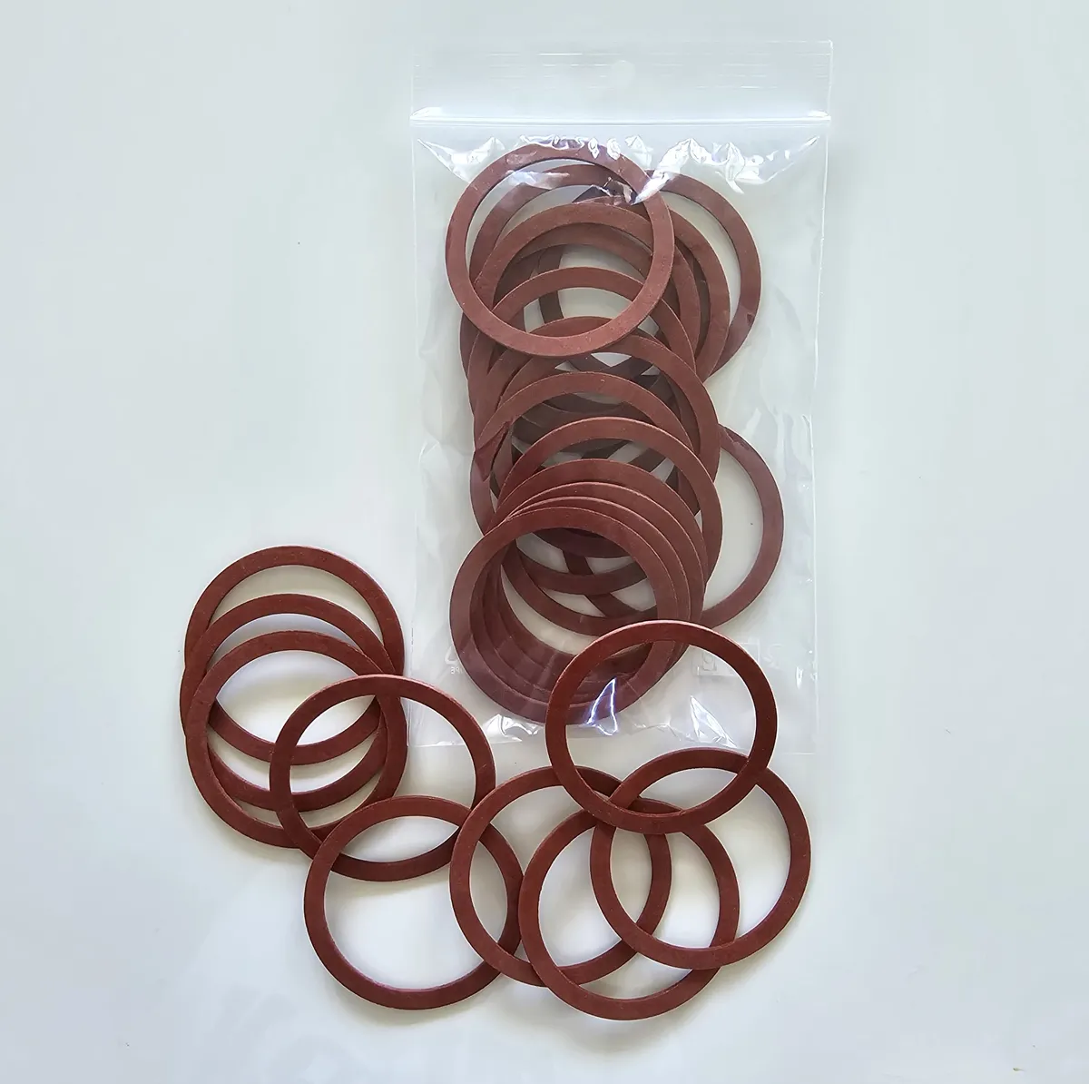 Joint fibre vulcanisée rouge eau chaude / eau froide – Joints d’étanchéité plomberie ACS – Image 9