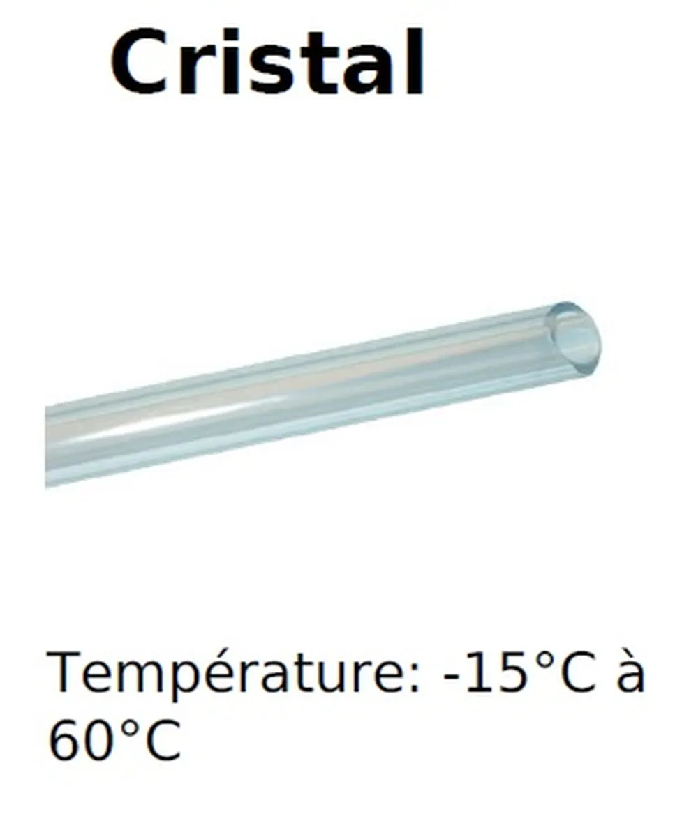 Tuyau de vidange 14x18 mm pour évacuation d’adoucisseur d’eau