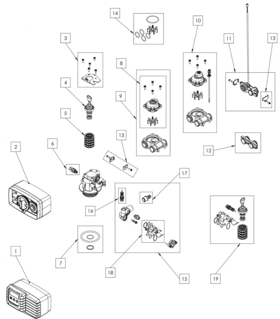PIECES DETACHEES FLECK 5600 SXT - VUE ECLATEE
