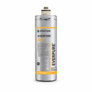 Cartouche de remplacement Pentair Everpure AC² EV960586 présentée de face sur fond blanc.